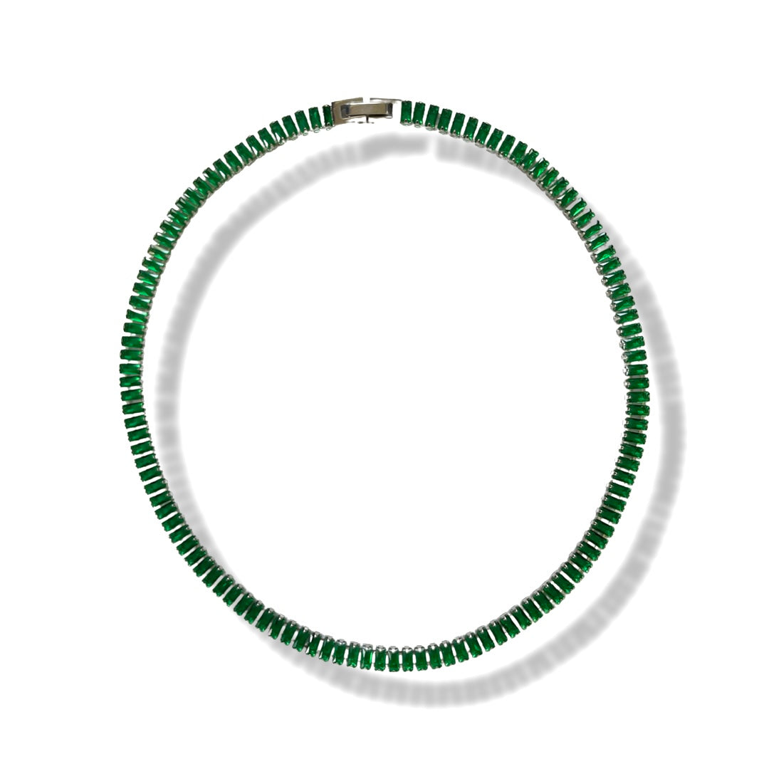 GREEN ZIRCONIUM CHOKER